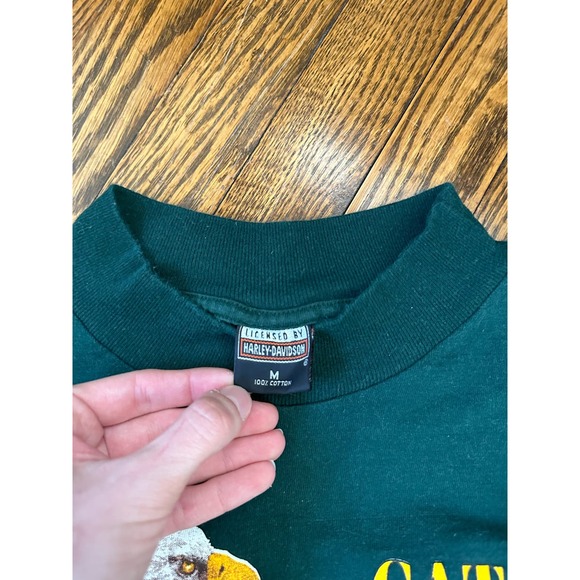 Rare Vintage Harley Davidson Catch A Glimpse Funwear Eagle Long Sleeve Shirt - Picture 6 of 8